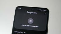 Google Lens Search with your camera function