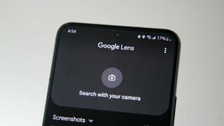 Google Lens Search with your camera function