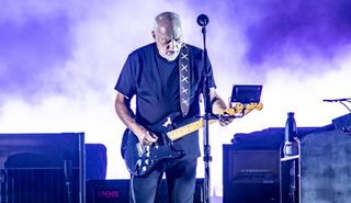 David Gilmour performs at Circo Massimo in Rome, Italy on September 27, 2024