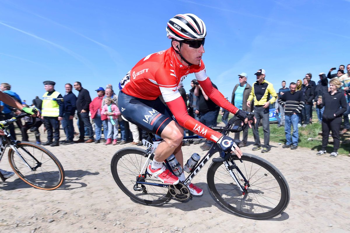 Martin Elmiger (IAM Cyling) rode to fifth place