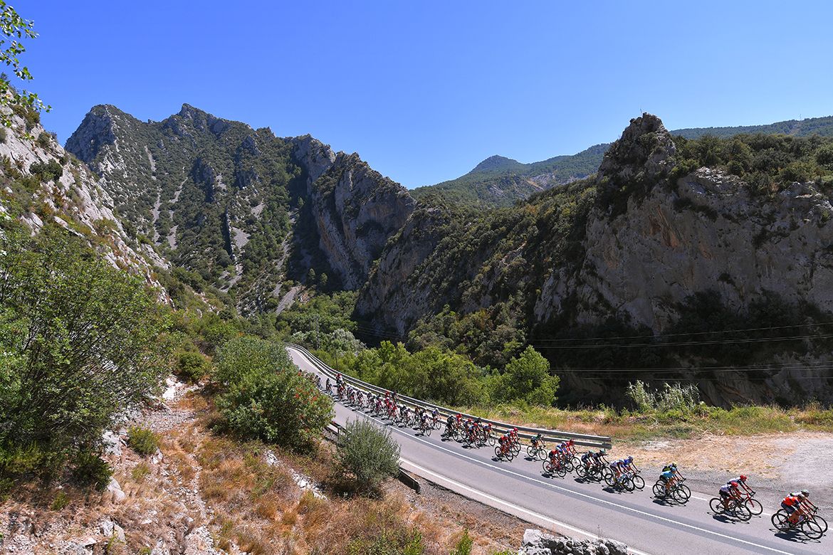 There were some climbs around, but not too many on the parcours
