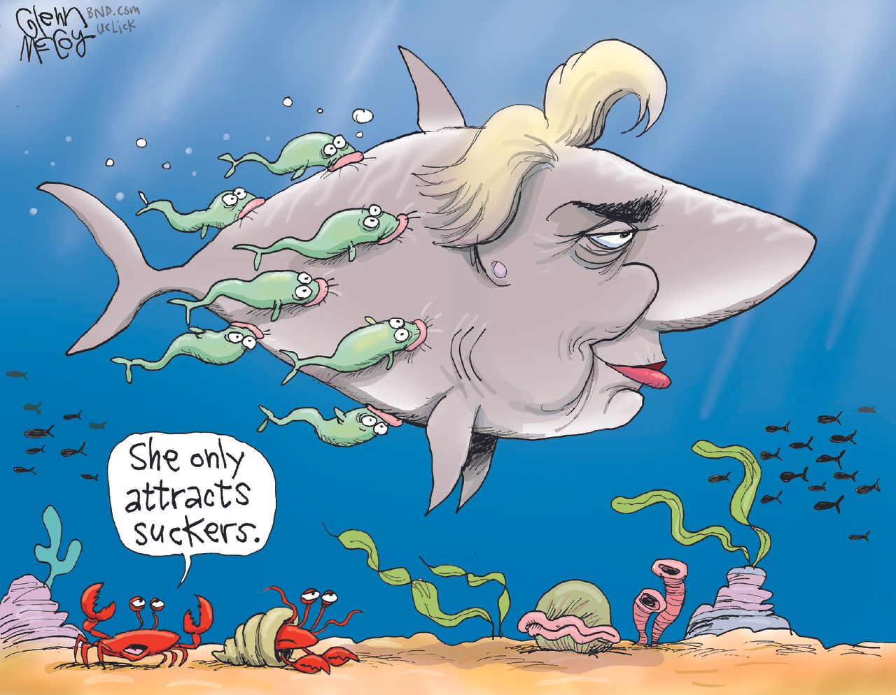 Political Cartoon U.S. Hillary