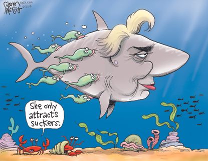 Political Cartoon U.S. Hillary