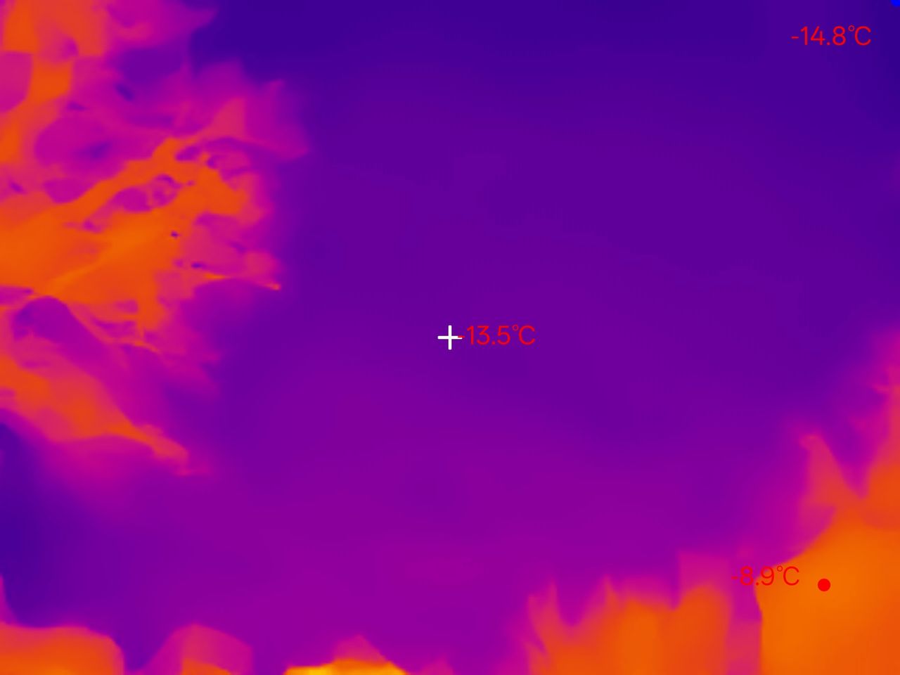 Thermal Master P1 camera sample.