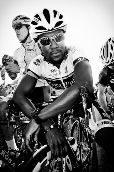 Rahsaan Bahati (SKLZ p/b Pista Palace) on the front line at the crit start