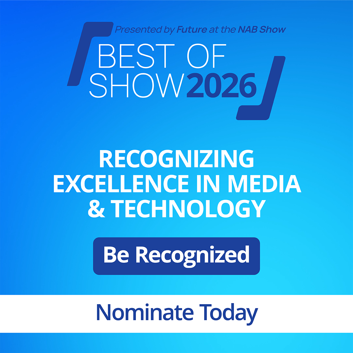 Best of Show 2026 NAB promotion
