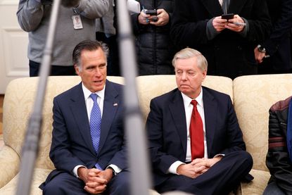 Mitt Romney and Lindsey Graham