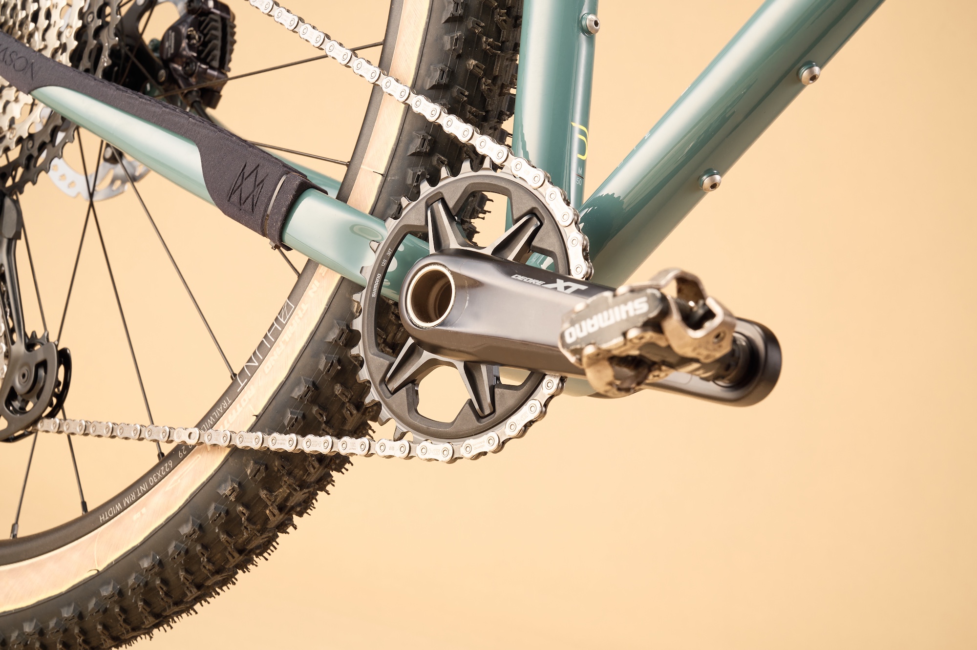 165mm Shimano Deore chainset on Mason ISO 2