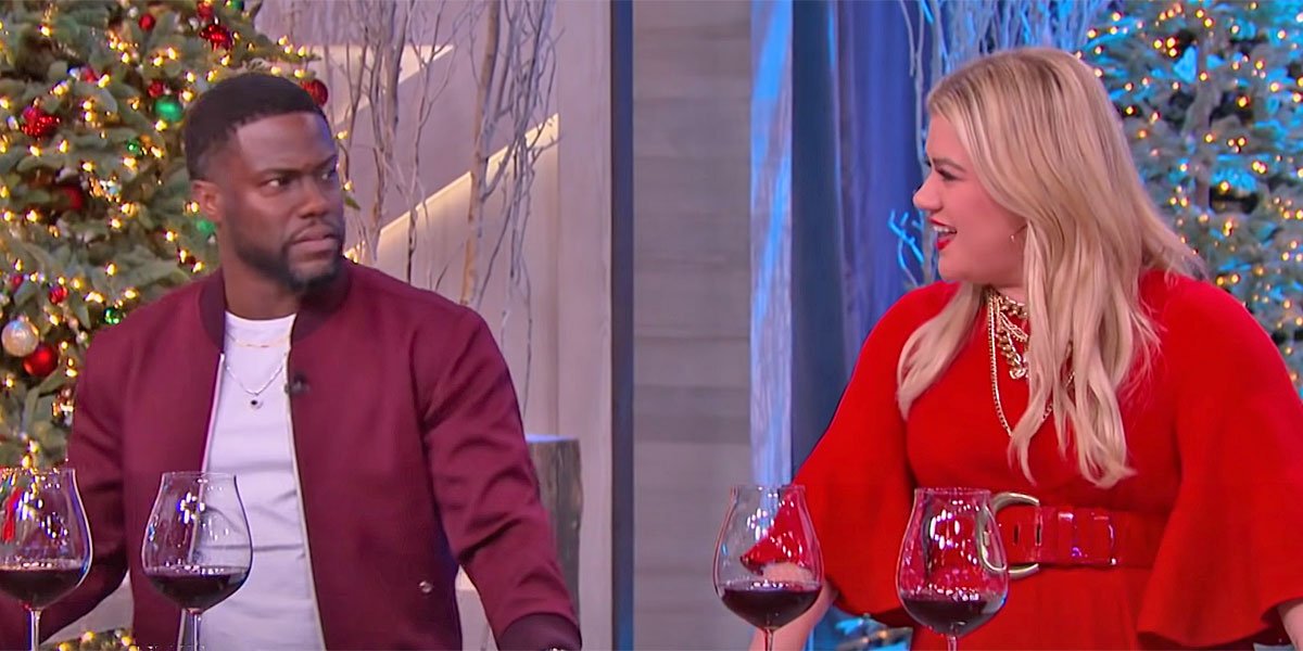 Kevin Hart and Kelly Clarkson on The Kelly Clarkson Show screenshot