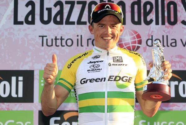 Simon Gerrans (GreenEdge) on the podium