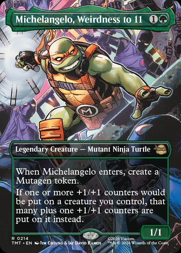 Magic: The Gathering TMNT cards
