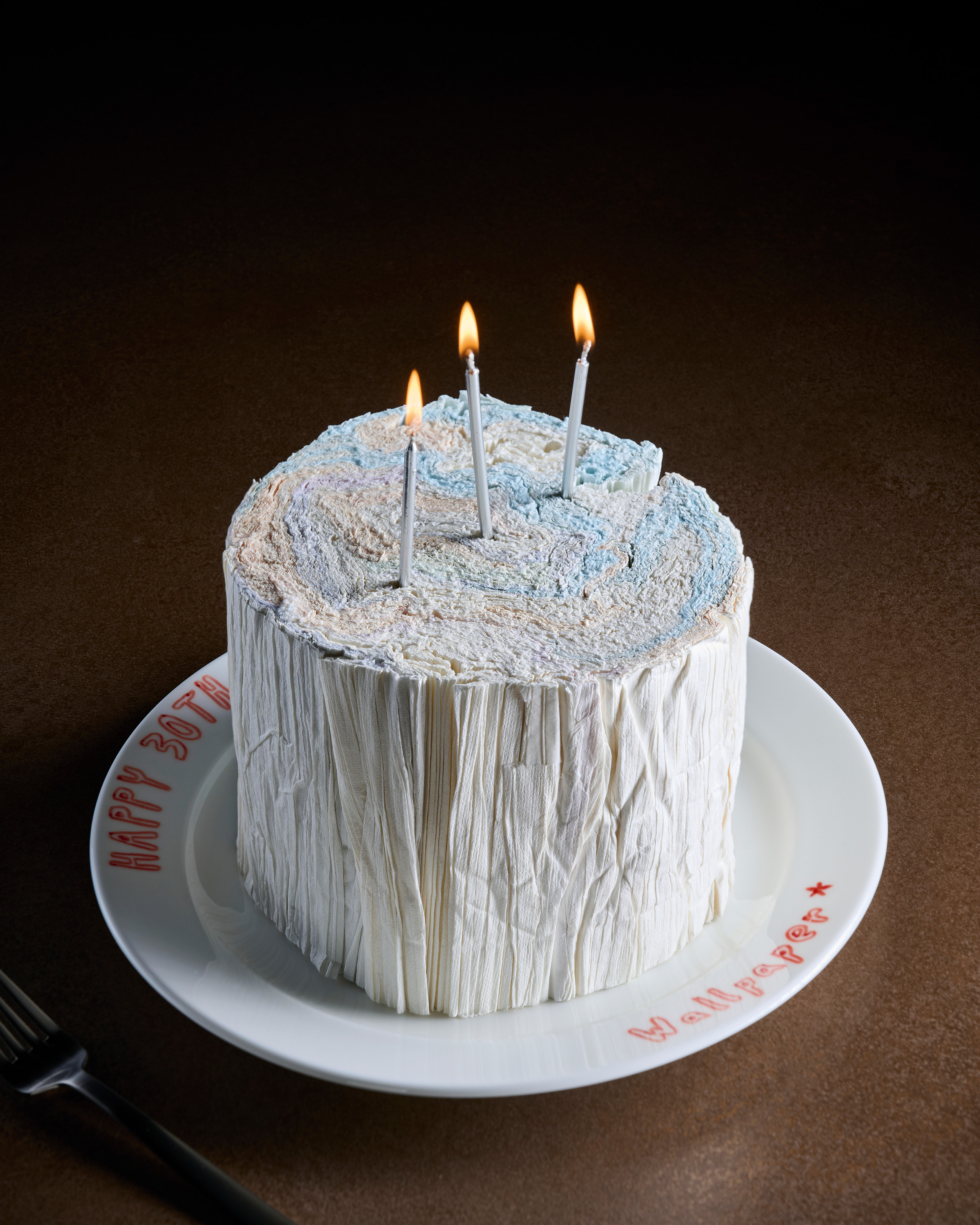 Issey Miyake 'bakes' Wallpaper* a 30th birthday cake