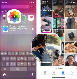 Turn Live Photos to GIFs on IOS 15 by showing: Launch Photos, find the Live Photo you want to turn into a GIF