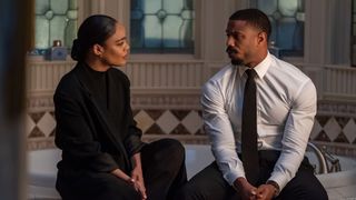 Tessa Thompson and Michael B. Jordan in Creed III