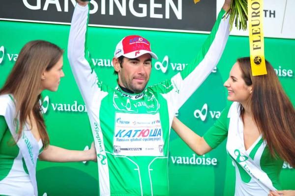 Vladimir Isaichev (Katusha) leads the mountains classification.