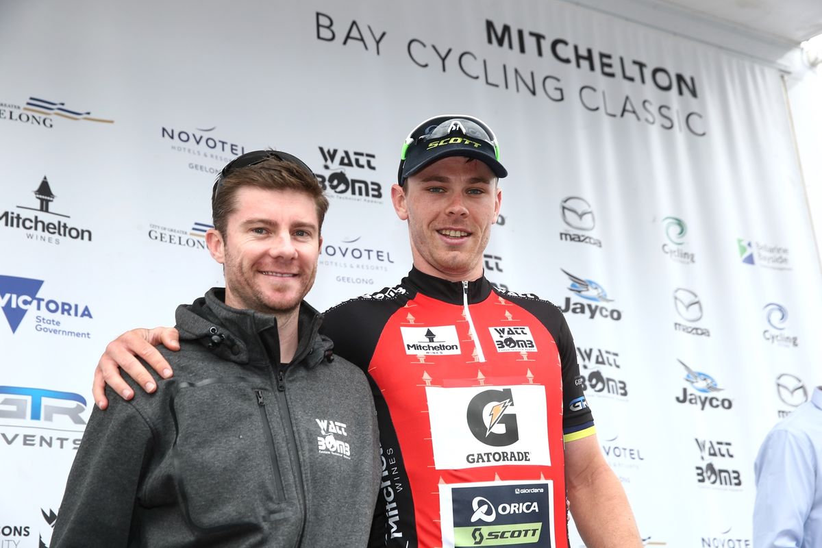 Stage winner Michael Hepburn (Orica-Scott)