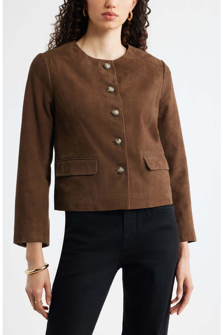 Crop Suede Jacket