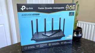 TP-Link Archer AXE75 in retail box