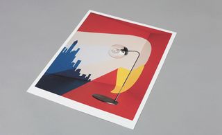 Noma Bar poster of a bird