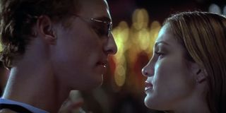 Jennifer Lopez and Matthew McConaughey in The Wedding Planner