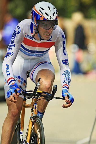 David Millar wasn't able to win the time trial