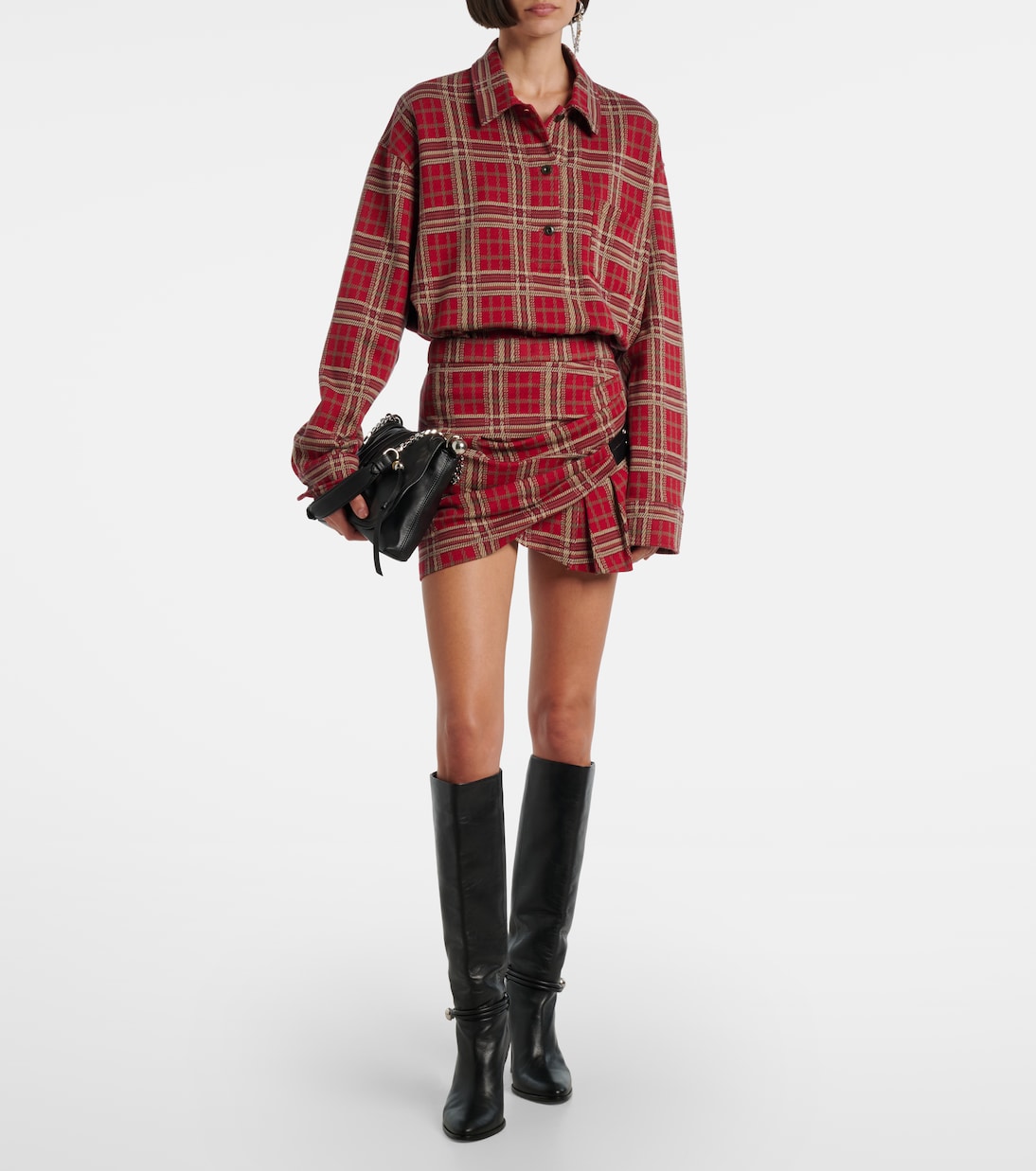 Brunagd Plaid Cotton Shirt