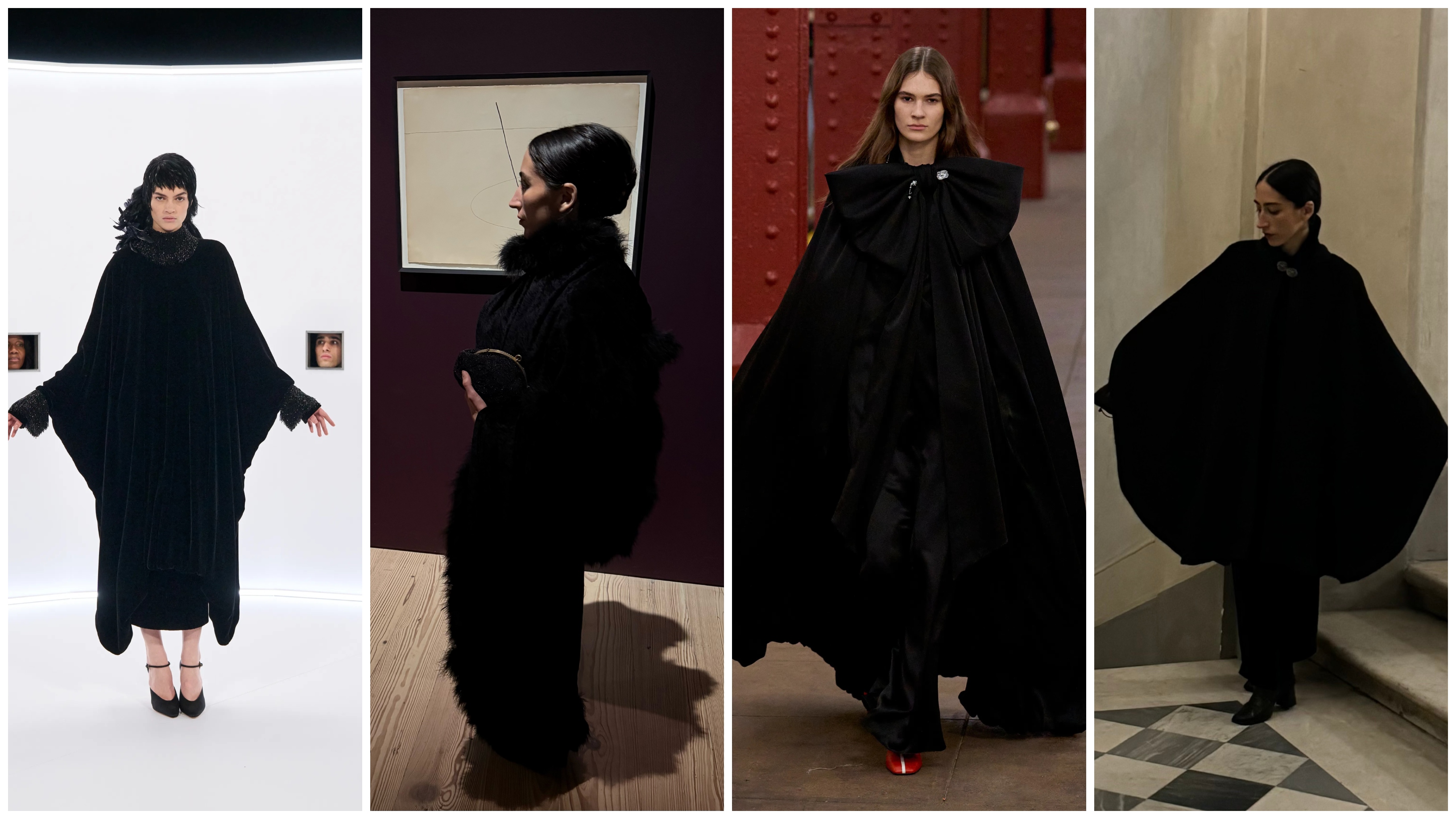 collage of Alexis Badiyi and runway images