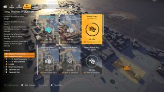 Weekly projects in The Division 2 reward exotic components