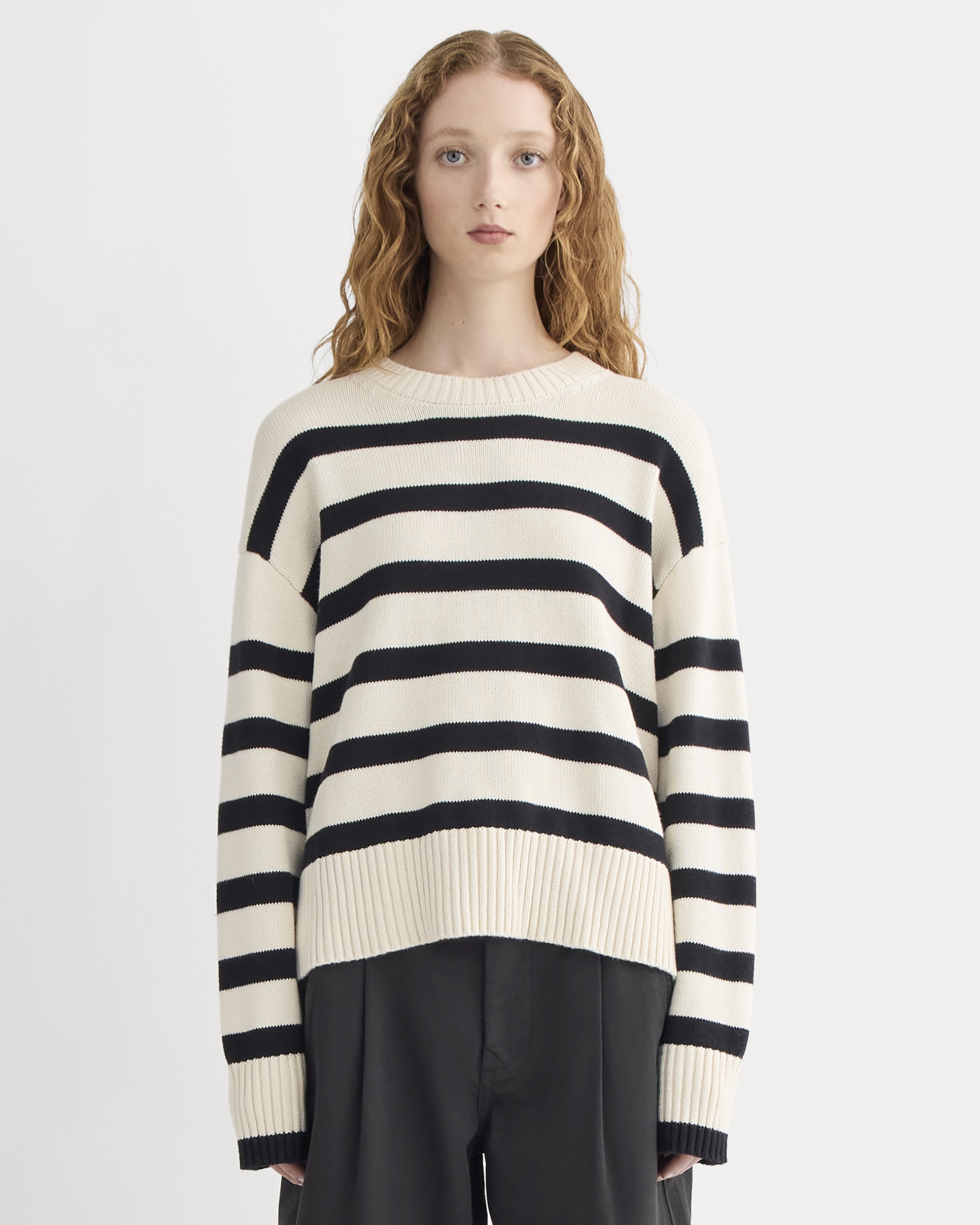 Everlane , The Boxy Sweater in Everyday Cotton (Was $118) 