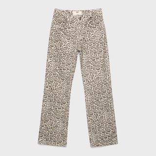 STRAIGHT LEOPARD PRINT TROUSERS