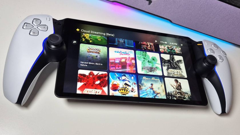 Photo taken of the PS Portal by writer Rosalie Newcombe, running the cloud streaming feature.