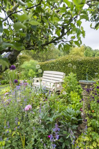 cottage garden bench