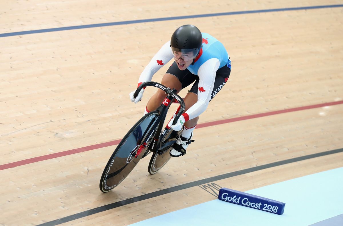 Lauriane Genest (Canada) in the sprint
