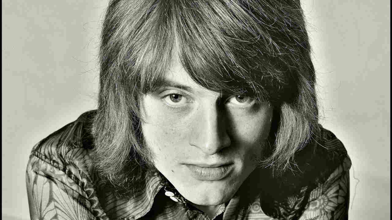 John Paul Jones of Led Zeppelin posing for a photograph in 1969
