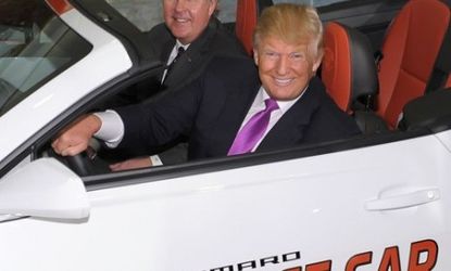Though Donald Trump was scheduled to be this year's Indy 500 pacer, the controversial mogul has backed out, claiming scheduling problems.