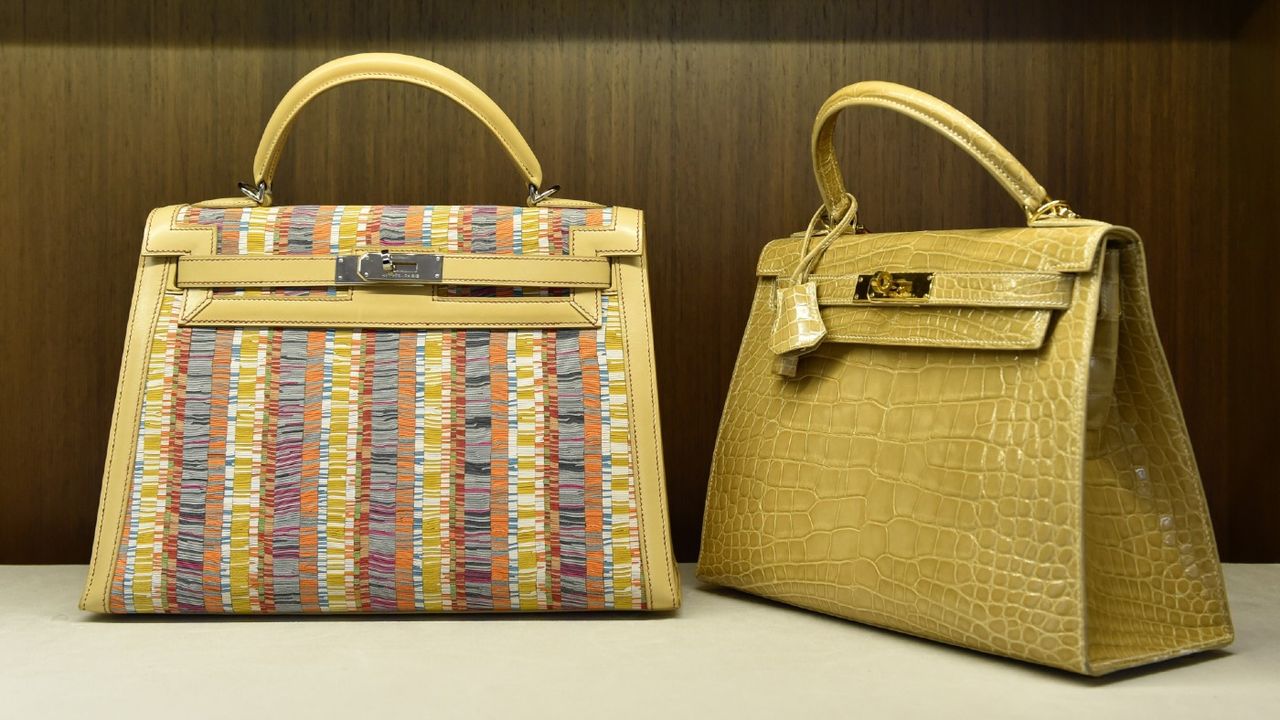 Hermes handbags (Stan Honda/AFP via Getty Images)