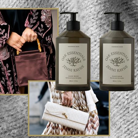 jenni kayne oak essentials hand wash and blam on cashmere 