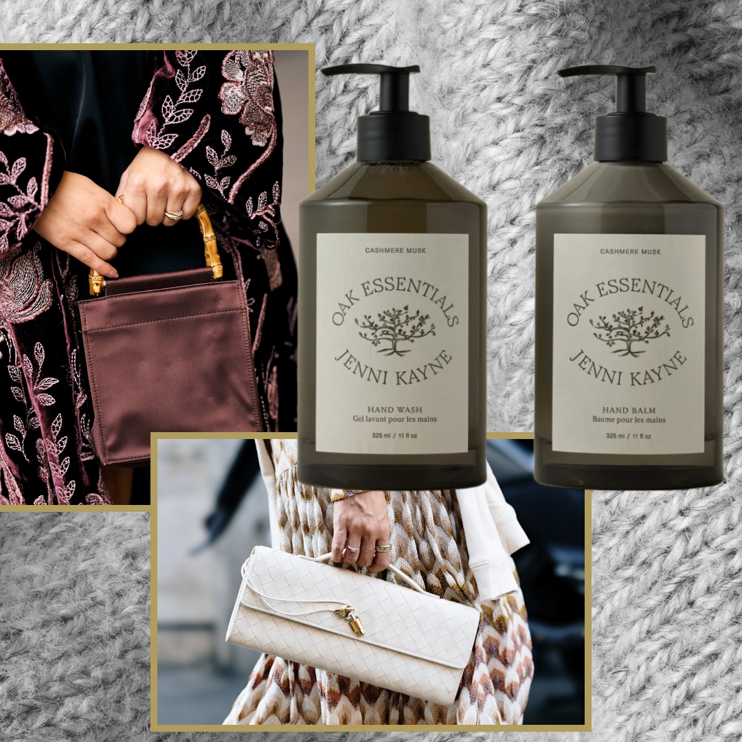 jenni kayne oak essentials hand wash and blam on cashmere 