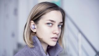Lilac Yamaha TW-E3B earbuds