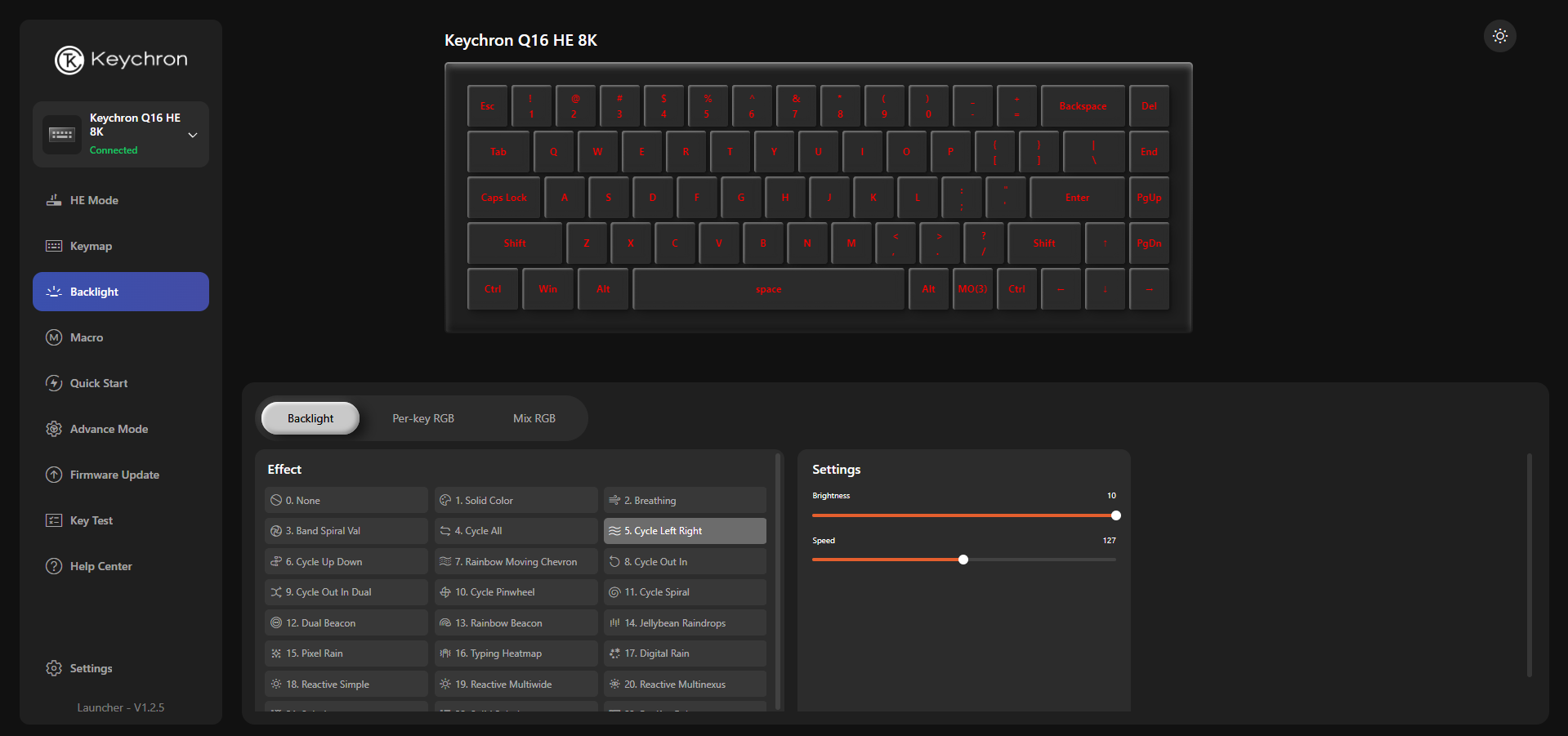 كيكرون Q16 HE 8K
