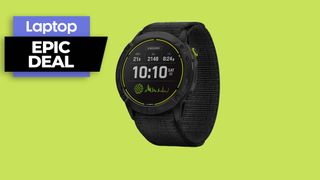 Garmin Enduro multisport GPS watch with titanium bezel and nylon band