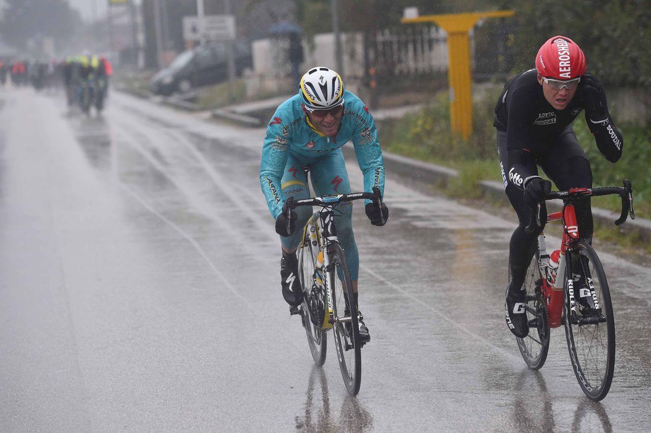 Pim Ligthart (Lotto Soudal) and Andriy Grivko (Astana)