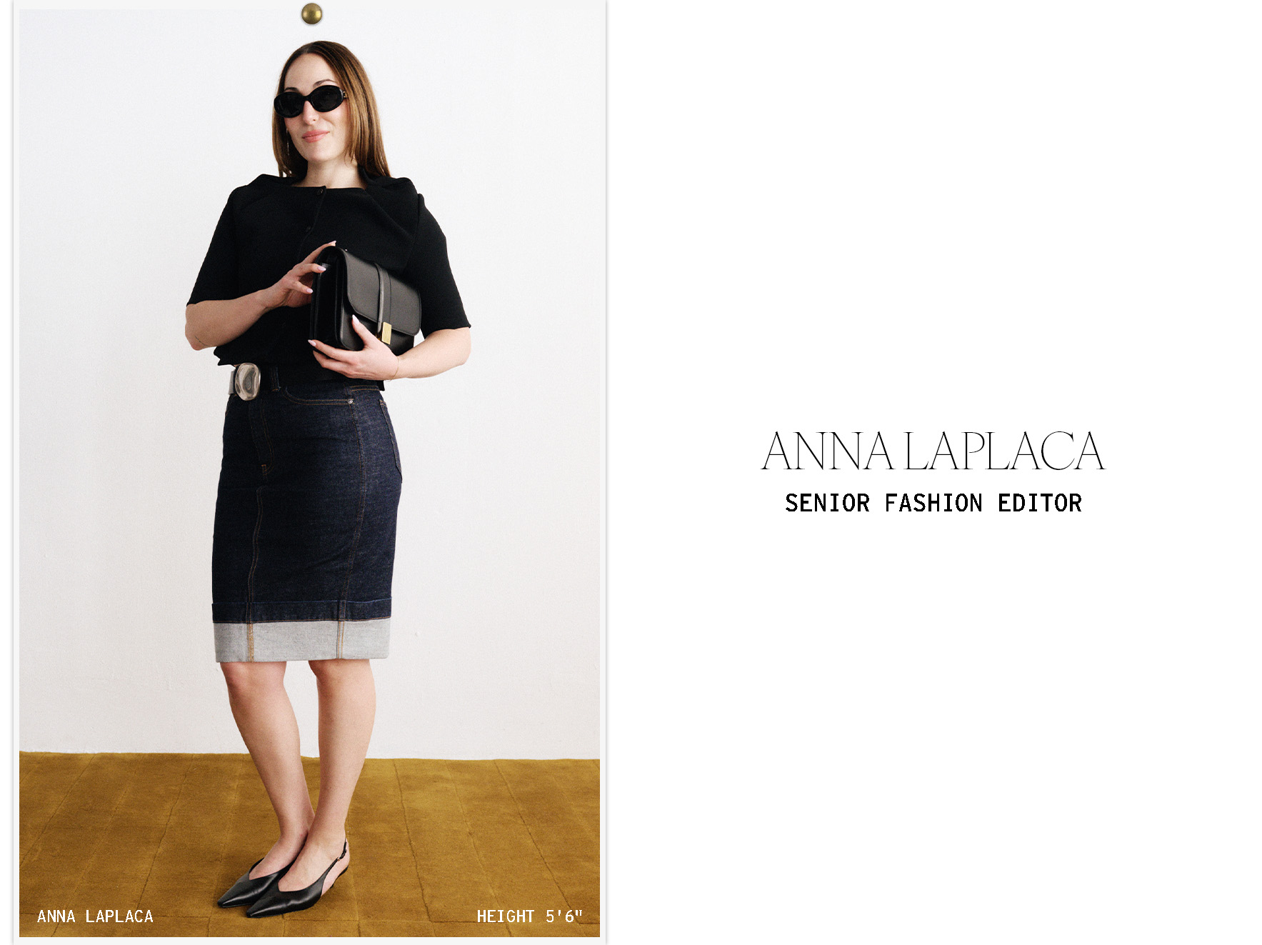 Who What Wear, The Great Try-On, Spring 2026: Khaite Keefe Leather Belt.