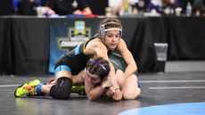 Wrestlers compete at the 2026 NCAA Women&rsquo;s Wrestling Championship in Iowa.