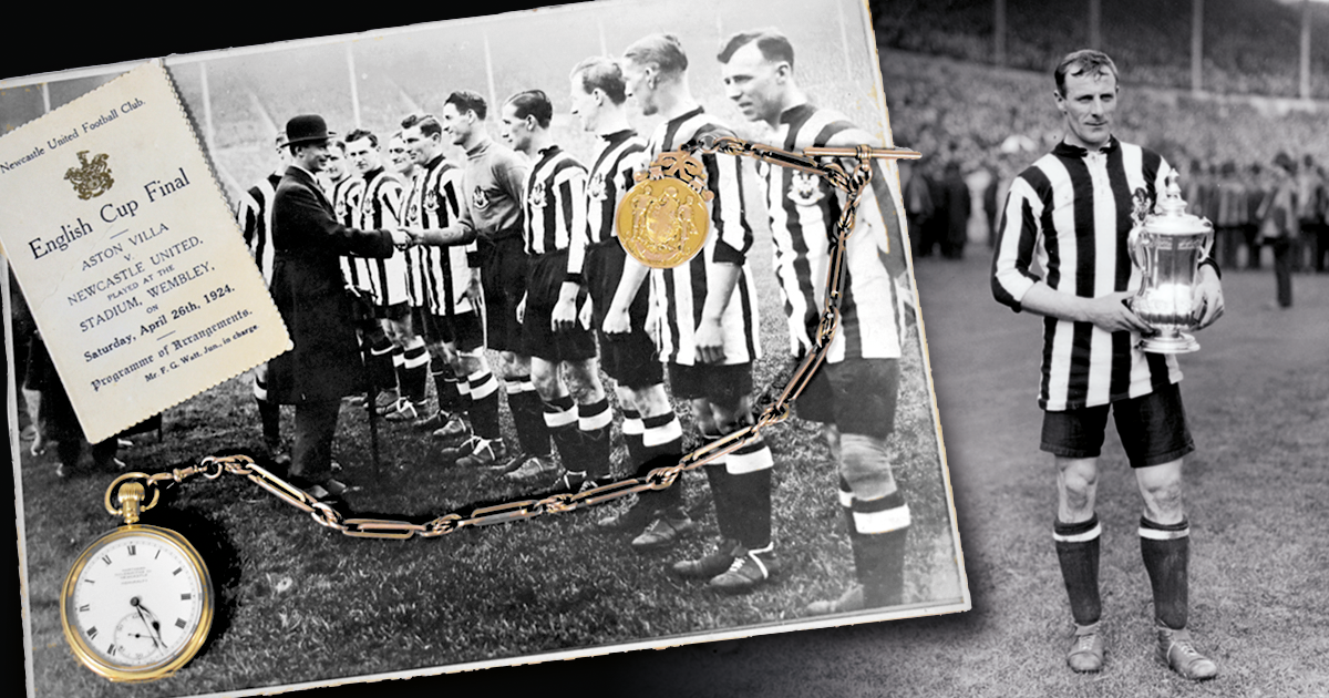 Willam Bradley&#039;s FA Cup winning medal for Newcastle United