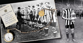Willam Bradley's FA Cup winning medal for Newcastle United