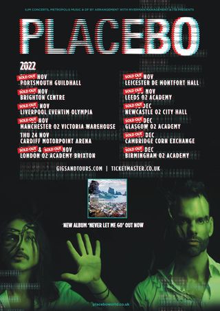 Placebo UK tour 2022