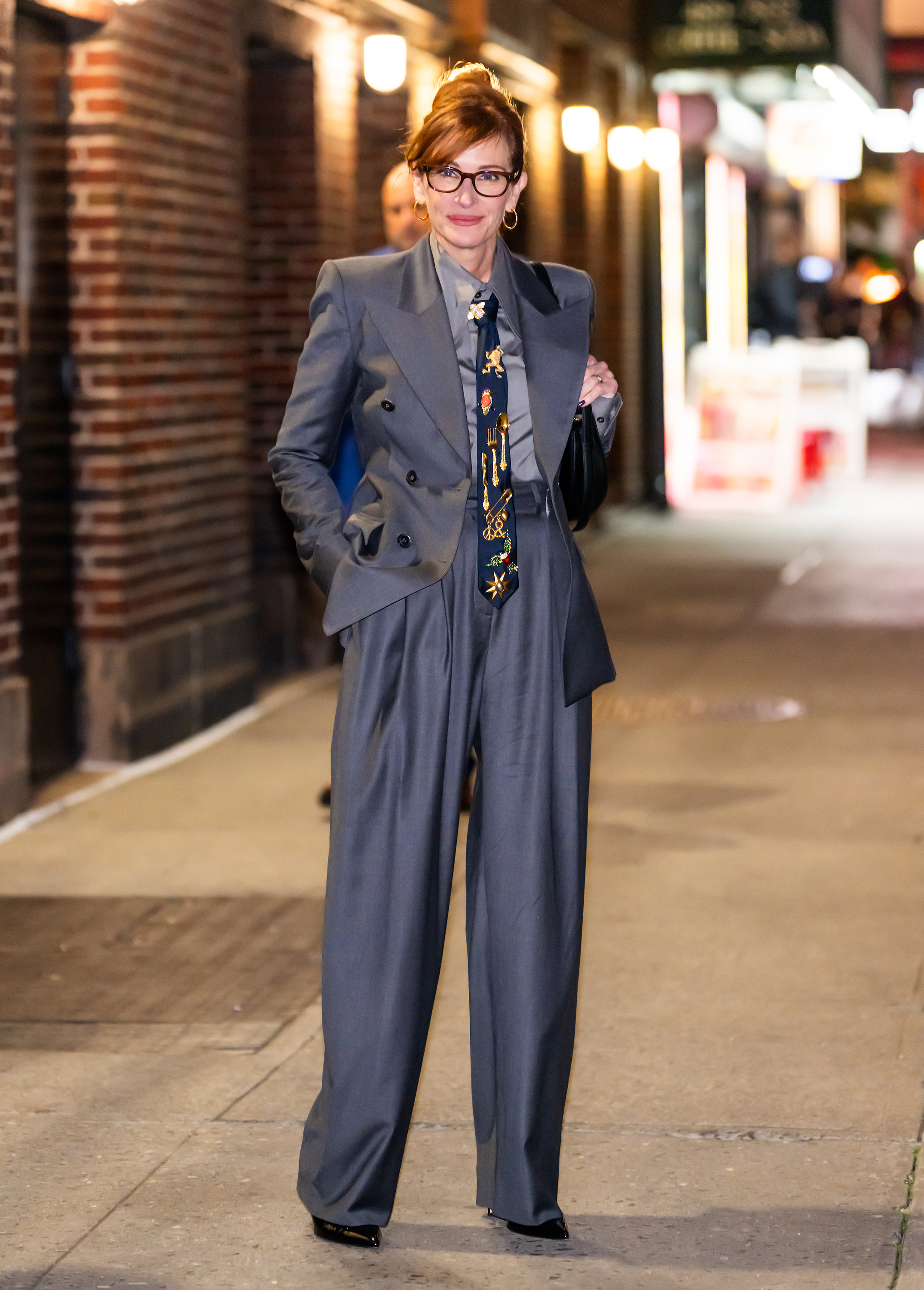 Julia Roberts wore another gray suit in 2025