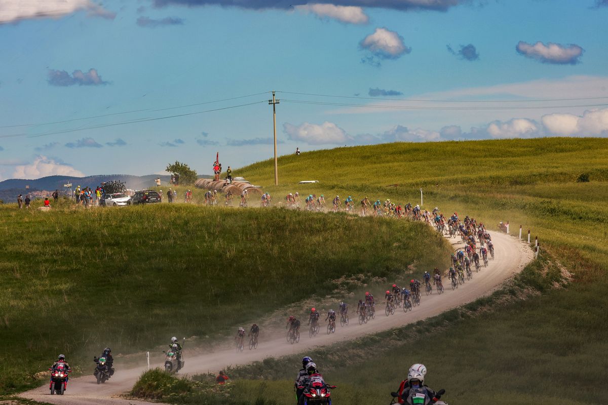 Giro d'Italia 2021 - 104th Edition - 11th stage Perugia - Montalcino 162 km - 19/05/2021 - Scenery - Sterrato - photo Ilario Biondi/BettiniPhoto&Acirc;&copy;2021