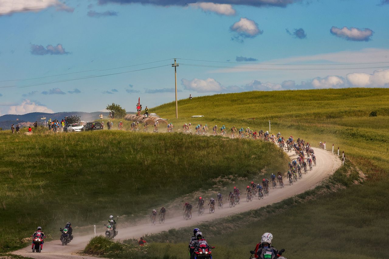 Giro d'Italia 2021 - 104th Edition - 11th stage Perugia - Montalcino 162 km - 19/05/2021 - Scenery - Sterrato - photo Ilario Biondi/BettiniPhoto&Acirc;&copy;2021